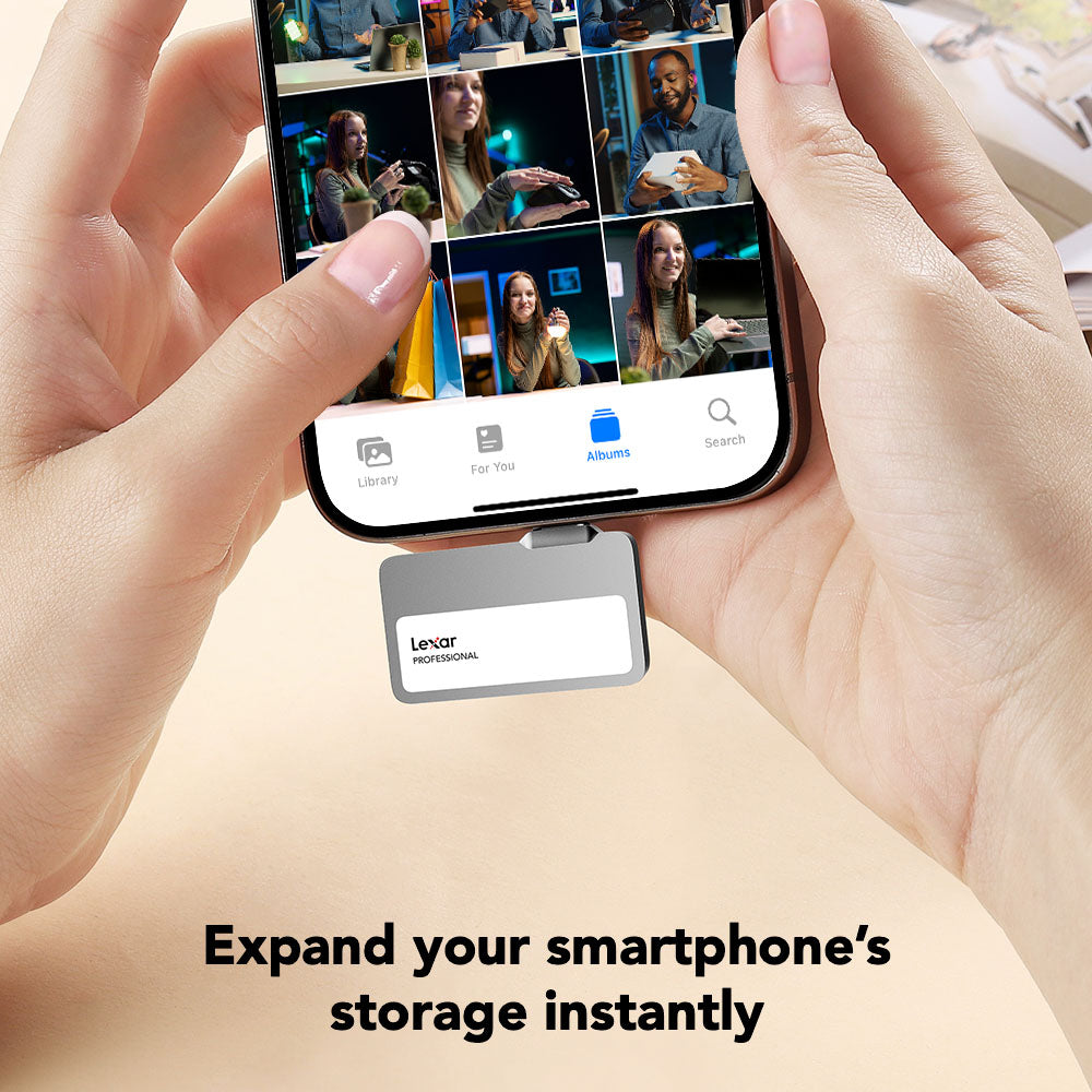 Lexar Professional Go External Portable SSD with Hub