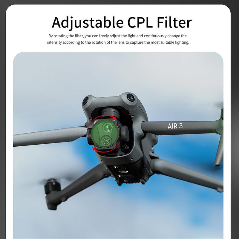 STARTRC ND Filters Set For DJI AIR 3 ( ND8 ND16 ND32 ND64 )