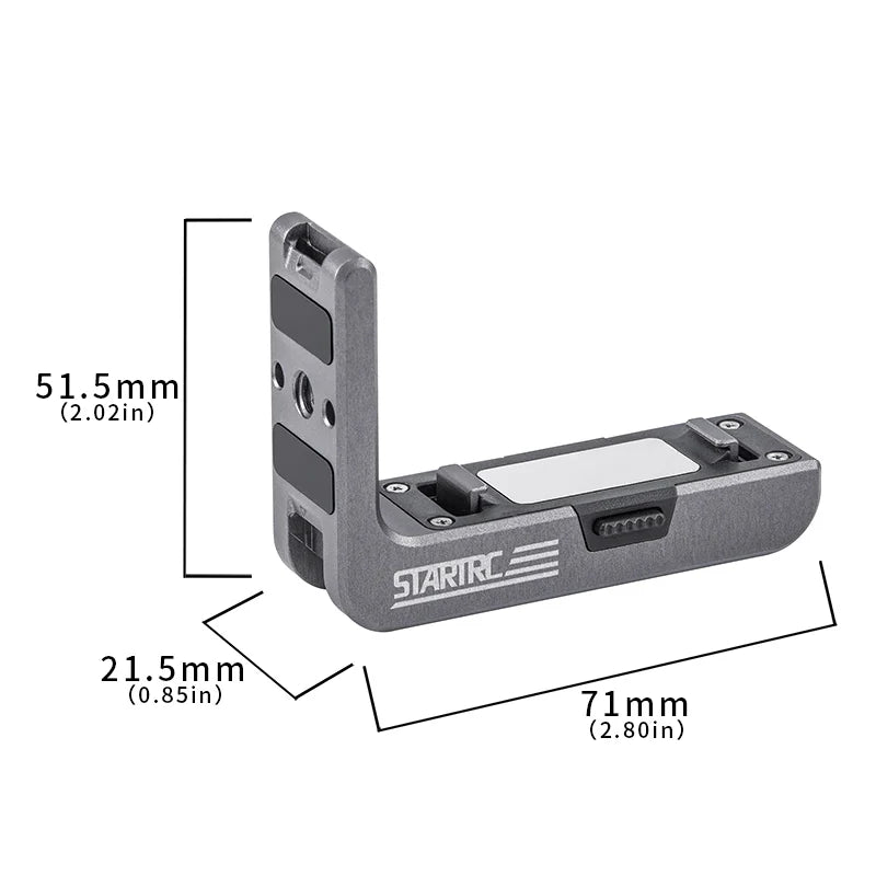 STARTRC L-Shape Vertical-Horizontal Mount for DJI Action 5 Pro/ Action 4/ Action 3